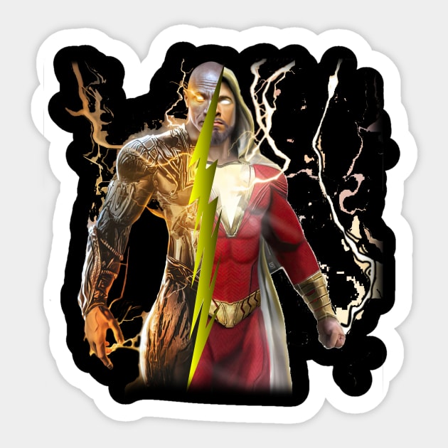 Black Adam x Shazam. Sticker by Pixy Official